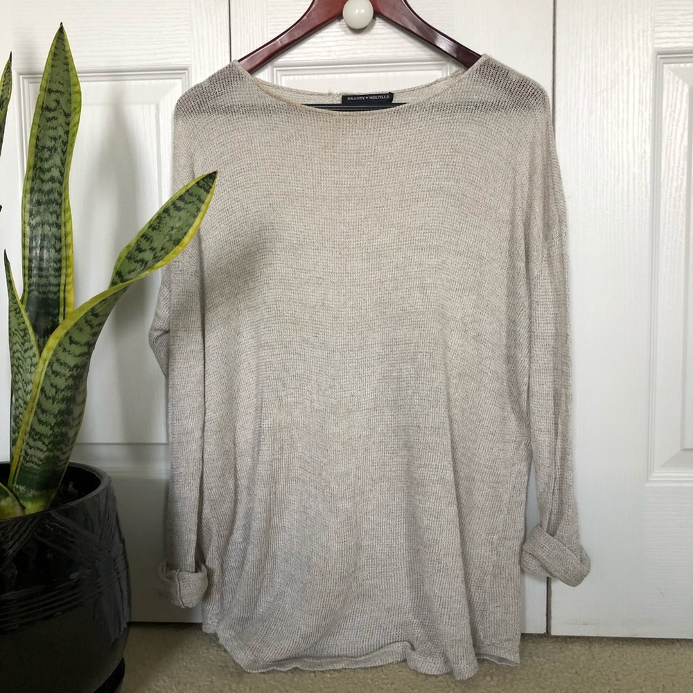 BRANDY MELVILLE Sheer Top